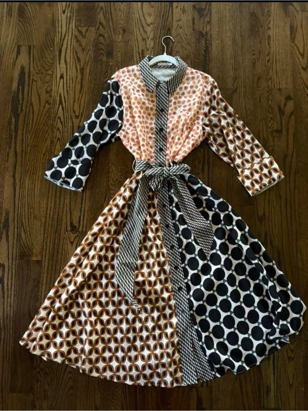 TBrave+True Lucy Dress in the "Gingerbread" print size L